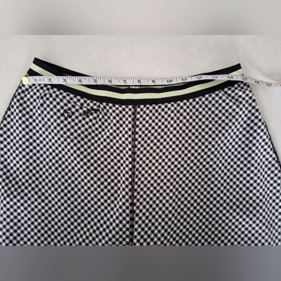 Talbots/ Stylish Black and White Checkered Skort/ Size US M - Picture 5 of 9